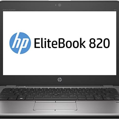 HP Elitebook 820 G3 Business Laptop, 12.5" HD Display, Intel Core i7-6300U 2.6Ghz, 8GB RAM, 256GB SSD, Windows 10 Pro 64 Bit