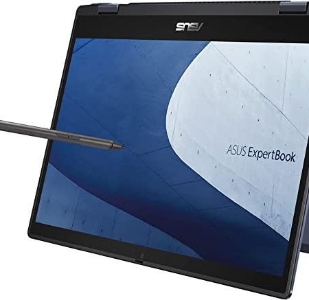 ASUS ExpertBook B3402FEA Thin & Light Flip Business Laptop, 14” FHD, Intel Core i7-1165G7, 512GB SSD, 8GB RAM, All Day Battery, Enterprise-Grade Video Conference, NumberPad, Win 10 Pro