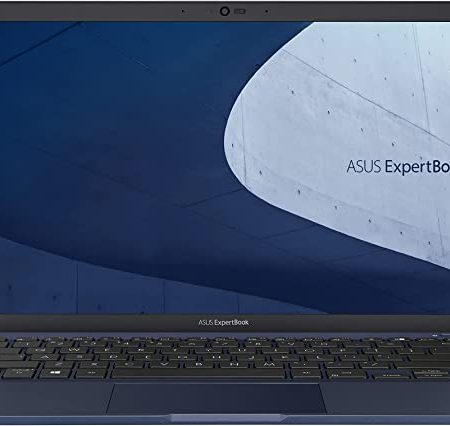 ASUS ExpertBook B1 Business Laptop, 14” FHD, Intel Core i5-1163G7, 512GB SSD, 8GB RAM, 2GB NVIDIA GeForce MX330 Military Grade Durable, AI Noise Cancelling, Webcam Privacy Shield, Win 10 Pro, Star Black.