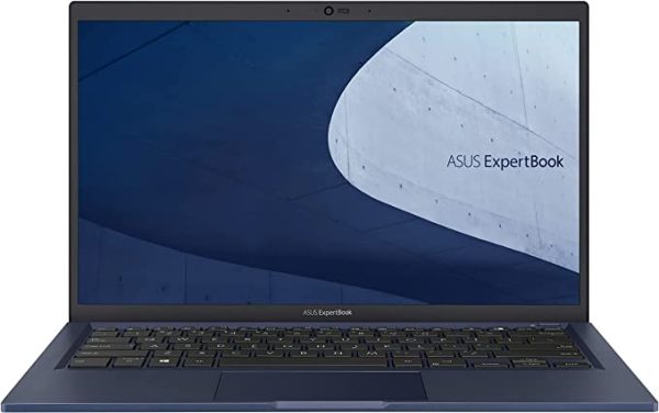 ASUS ExpertBook B1 Business Laptop, 14” FHD, Intel Core i5-1163G7, 512GB SSD, 8GB RAM, 2GB NVIDIA GeForce MX330 Military Grade Durable, AI Noise Cancelling, Webcam Privacy Shield, Win 10 Pro, Star Black.