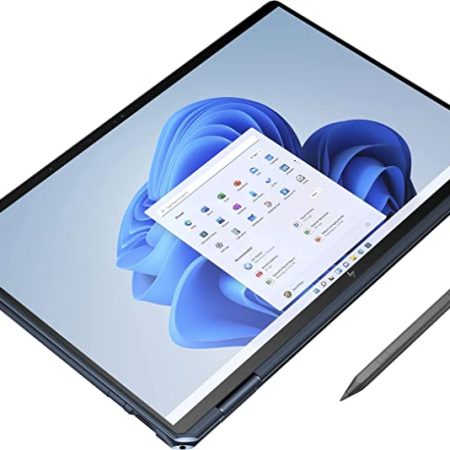 HP Spectre x360 16 Inches Convertible Laptop Intel Core i7-1235U up to 5.0 GHz, Iris Xe Graphics 16 GB Ram 512 PCIe NVMe 16.0-3K+ (3072x1920) Touch W10H Nocturne Blue, 16-16.99 inches