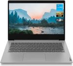 Lenovo IdeaPad 3 Laptop, 14" FHD Screen, Intel i3-1115G4 Processor, 4GB RAM, 256GB SSD, Windows 11 Home, Platinum Grey