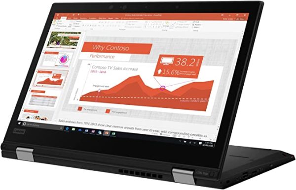 Lenovo ThinkPad L390 Yoga X360 13.3" FHD, Core i5-8365U 1.6GHz, Up to 3.6GHz 8GB RAM, 256GB Solid State Drive, Windows 11 Pro 64Bit, CAM, Touch.