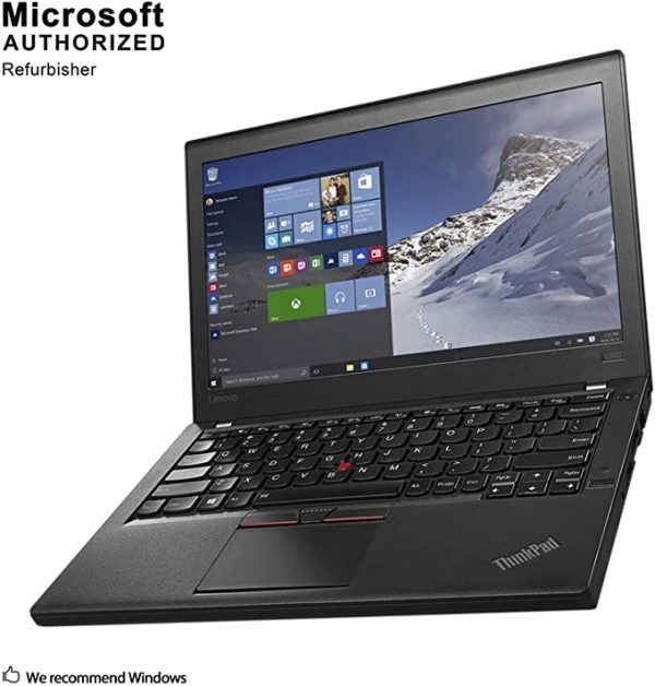 Lenovo ThinkPad X260 Business Laptop: 12.5" IPS Anti-Glare FHD (1920x1080), Intel Core i7-6600U, 256GB SSD, 16GB DDR4, Backlit Keyboard, FP Reader, Windows 10 Pro Upgradeable to Win 11 Pro